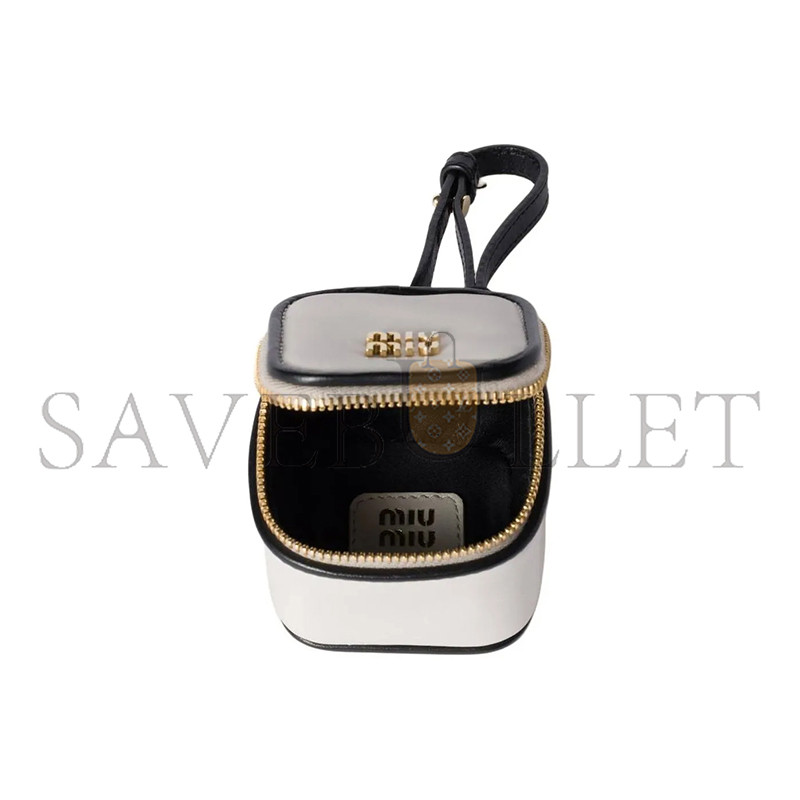 MIU MIU LEATHER KEYCHAIN CHARM 5TL527 (6*6*4cm)